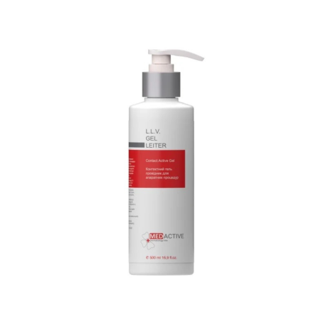 Контактний гель провідник для апаратних процедур L. L. V. Gel Leiter Contact Active Gel Med Acti...