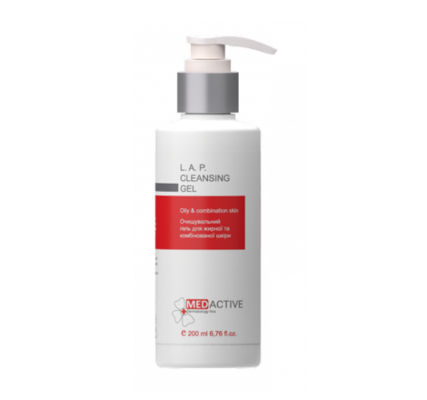 Очищувальний гель для жирної та комбінованої шкіри L.A.P. CLEANSING GEL Oily & Combination Skin ...