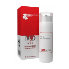 Поживна маска для сухої та нормальної шкіри обличчя M.B.D. BEAUTY MASK Dry & Normal Skin Med Active, 50 мл