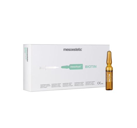 Мезогіал біотин коктейль для лікування алопеції та дерматиту Mesohyal Biotin Mesoestetic, 2 мл