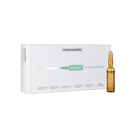 Мезогиал олігоелементи + гіалуронова к-та 2,5 мг/мл (ампула) Mesohyal Oligoelements Mesoestetic,...