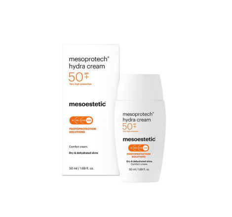 Зволожуючий сонцезахисний крем для обличчя SPF 50 Mesoprotech Hydra Cream Mesoestetic, 50 мл