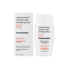 Мінеральний матуючий антивіковий крем Mineral Matt Antiaging Fluid SPF 50+ Mesoestetic, 50 мл