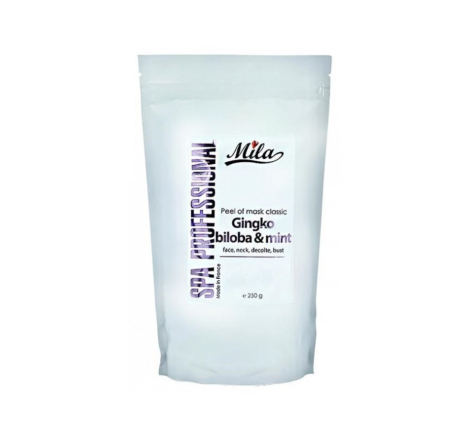 Альгінатна маска гінкго білоба і м'ята' Peel Off Mask Ginkgo Biloba Mint Мila, 250 г   