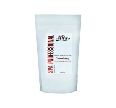 Альгінатна маска напівпрозора порошкова 'Полуниця' Translucent Peel Off Mask Strawberry Мila, 250 г