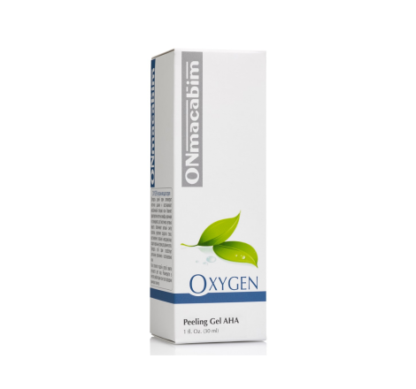 Очищувальний гель-пілінг для обличчя з AHA-кислотами Oxygen Peeling Gel AHA Onmacabim, 30 мл
