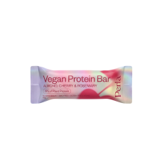 Протеїновий батончик у білій глазурі з мигдалем, вишнею та розмарином Vegan Protein Bar Perla Helsa, 45 г