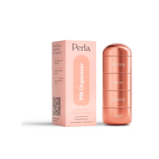 Органайзер для вітамінів 'Рожеве золото' Pill Organizer Perla Helsa, 1 шт