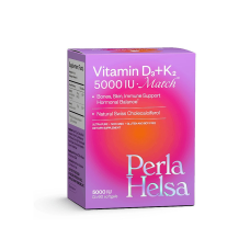 Вітамін Д3 + K2 MATCH 5000 IU + 75 mcg Perla Helsa, 60 капсул