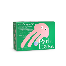 Дієтична добавка омега-3 із тріски з вітамінами А і D3 Kids Omega-3 Perla Helsa, 120 шт