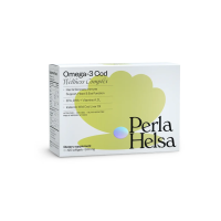 Омега-3 з тріски, з вітамінами А й D3 Omega-3 Cod Wellness Complex Dietary Supplement Perla Helsa, 120 шт