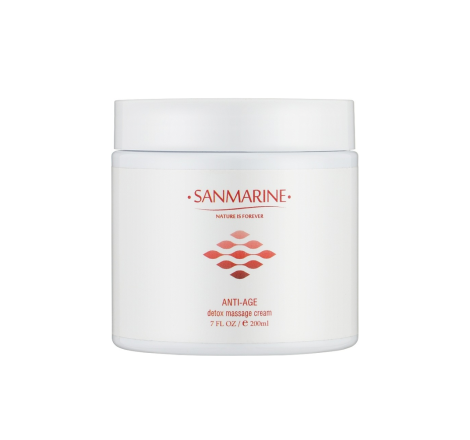 Масажний детокс-крем для обличчя Detox Massage Cream Sanmarine, 200 мл