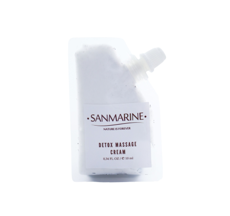 Міні масажний детокс-крем для обличчя Mini Detox Massage Cream Sanmarine, 10 мл