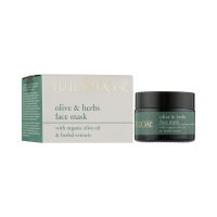 Зволожуюча та поживна крем-маска з екстрактами оливи Olive & Herbs Face Mask Yellow Rose, 50 мл
