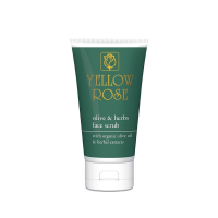 Скраб для обличчя з органічним маслом оливи Olive & Herbs Scrub Yellow Rose, 125 мл      