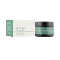 Скраб для обличчя з органічним маслом оливи Olive & Herbs Scrub Yellow Rose, 50 мл      