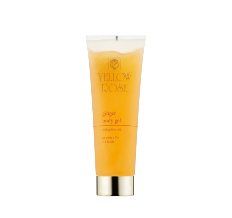 Гель з золотом, імбиром і протеїнами шовку Ginger Body Gel Golden Line Yellow Rose, 250 мл