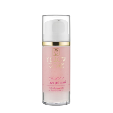 Гелева маска для обличчя з гіалуроновою кислотою Hyaluronic Face Gel Mask Yellow Rose, 100 мл