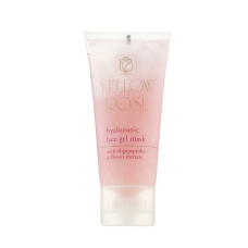 Гелева маска для обличчя з гіалуроновою кислотою Hyaluronic Face Gel Mask Yellow Rose, 50 мл