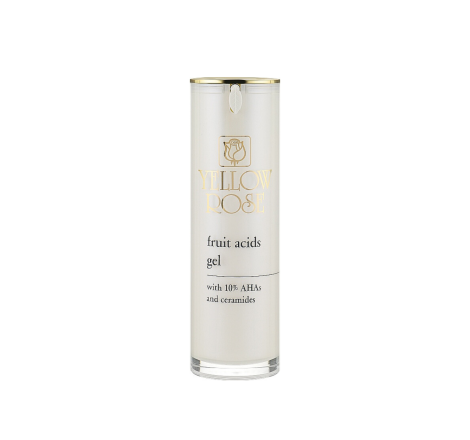 Гель-пілінг для обличчя з AHA-кислотами 10% Fruit Acids Gel 10% Yellow Rose, 30 мл