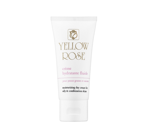 Зволожуючий крем для комбінованої та жирної шкіри Creme Hydratante Fluide Yellow Rose, 50 мл