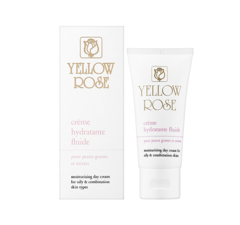 Зволожуючий крем для комбінованої та жирної шкіри Creme Hydratante Fluide Yellow Rose, 50 мл