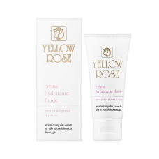 Зволожуючий крем для комбінованої та жирної шкіри Creme Hydratante Fluide Yellow Rose, 50 мл