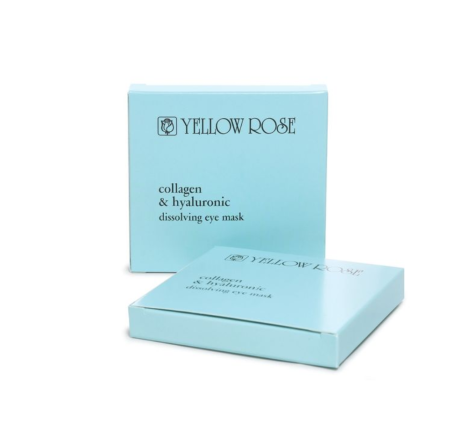 Саморозчинні колагенові патчі Collagen & Hyaluronic Dissolving Eye Mask Yellow Rose, 10 шт