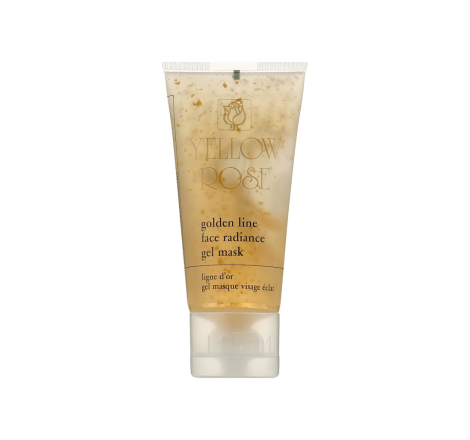 Гелева маска для обличчя із золотом Golden Line Face Radiance Gel Mask Yellow Rose, 50 мл 