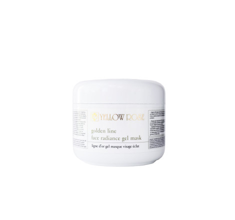 Гелева маска для обличчя із золотом Golden Line Face Radiance Gel Mask Yellow Rose, 250 мл 