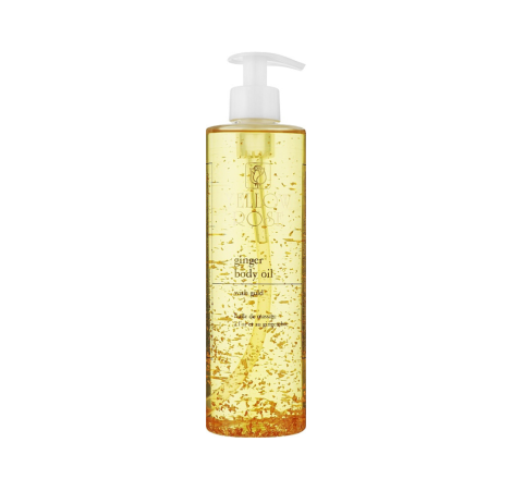 Масажне масло з золотом і імбиром Body Massage Oil Ginger + Gold Yellow Rose, 500 мл