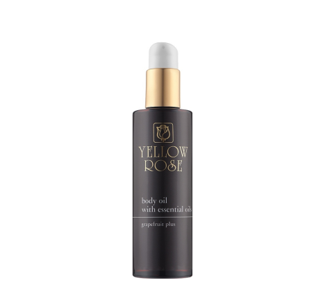 Масажна олія з ефірною олією грейпфрута Body Massage Oil With Grapefruit Yellow Rose, 200 мл