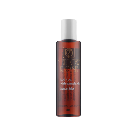 Масажна олія з цитрусовими ефірними оліями Body Massage Oil With Hesperides Yellow Rose, 200 мл