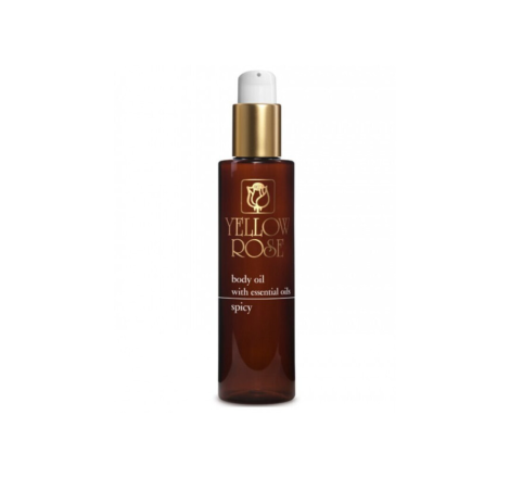 Масажна олія зі східними спеціями Body Massage Oil With Spicy Yellow Rose, 200 мл