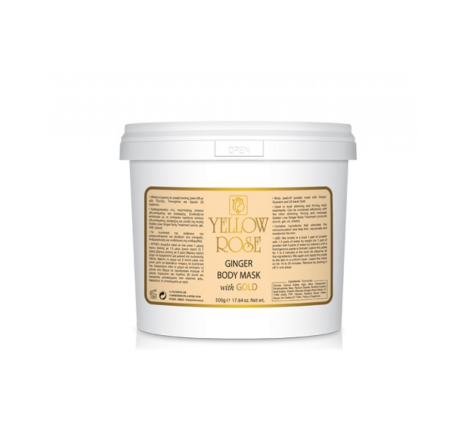 Антицелюлітна маска для тіла із золотом Ginger Body Mask With Gold Yellow Rose, 500 г