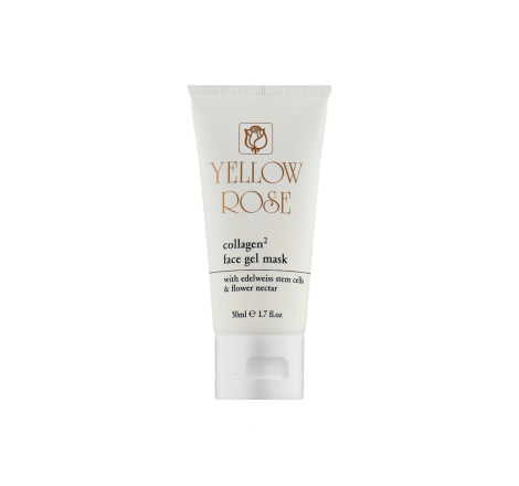 Гелева маска з колагеном для обличчя Collagen Face Gel Mask Yellow Rose, 50 мл    
