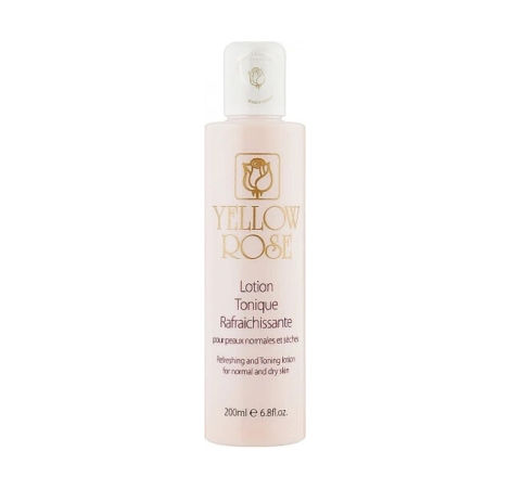 Освіжаючий тонік для сухої та нормальної шкіри Lotion Tonique Rafraichissante Yellow Rose, 200 мл