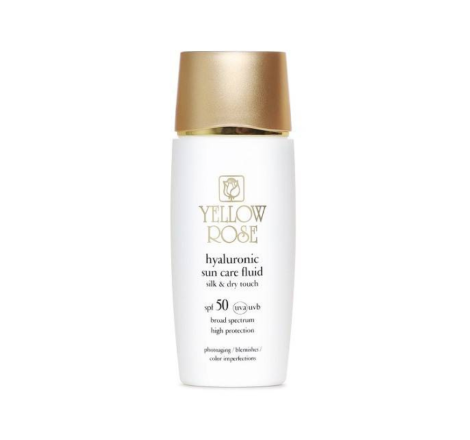 Сонцезахисний флюїд з гіалуроновою кислотою SPF50 Hyaluronic Suncare Fluid SPF50 Yellow Rose, 50 мл