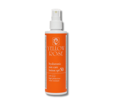 Сонцезахисний лосьйон з гіалуроновою кислотою SPF50 Hyaluronic Sun Care Lotion SPF50 Yellow Rose, 200 мл