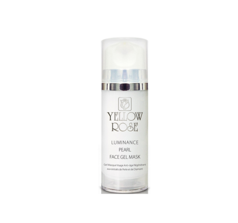 Гель-маска з перлами для обличчя Luminance Pearl Face Gel Mask Yellow Rose, 100 мл    