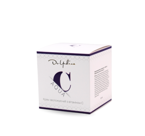 Крем зволожуючий з вітаміном С Moisturizing Cream With Vitamin C Aqua C Dr. Yudina, 50 мл