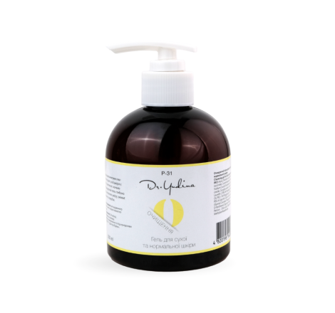 Очищуючий гель для сухої та нормальної шкіри Cleansing Gel For Dry And Normal Skin Dr. Yudina, 300 мл