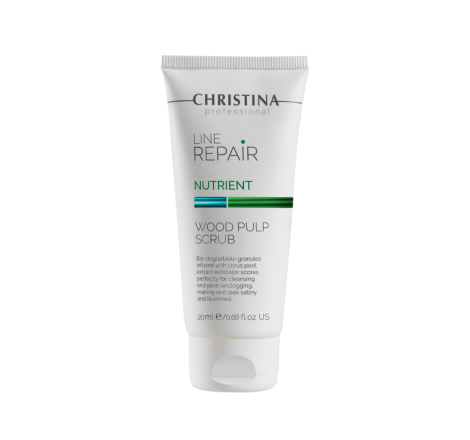 Скраб із деревинною целюлозою Nutrient Wood Pulp Scrub Line Repair Christina, 20 мл