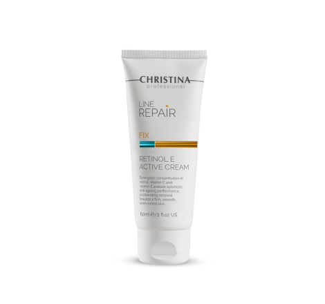 Активний крем для обличчя з ретинолом і вітаміном Е Line Repair Fix Retinol E Active Cream Christina, 60 мл