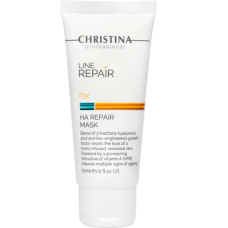 Відновлююча маска для обличчя з гіалуроновою кислотою Line Repair Fix HA Repair Mask Christina, 60 мл