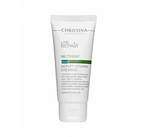 Вітамінна омолоджуюча маска для шкіри навколо очей Line Repair Nutrient Depuff Vitamin Eye Mask Christina, 60 мл
