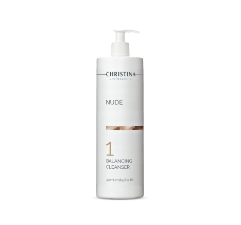Балансувальний очищувальний гель для тіла  (крок 1) Nude Balancing Cleanser Christina, 500 мл