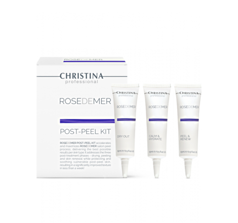 Набір для постпілінгового догляду (3 препарата) Rose De Mer Post Peel Kit (3 products new) Chris...