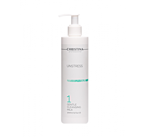 Очищувальне молочко для обличчя Unstress Gentle Cleansing Milk Christina, 300 мл
