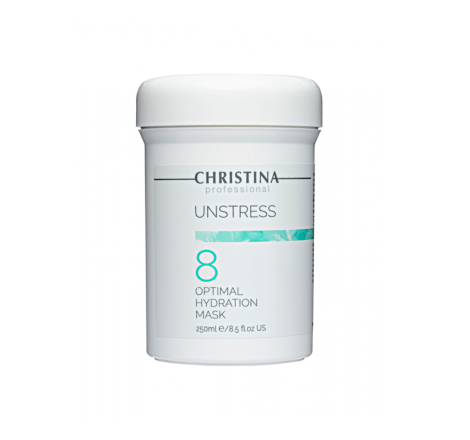 Оптимальна зволожуюча маска для обличчя (крок 8) Unstress Optimal Hydration Mask Christina, 250 мл
